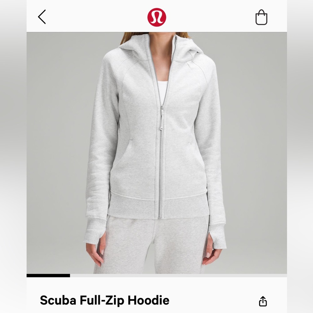 Lululemon scuba full length hoodie
